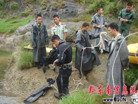 十八小時作戰 下司溺水女孩被打撈(組圖)