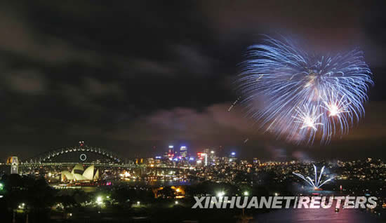 組圖:世界各地舉行迎新年活動