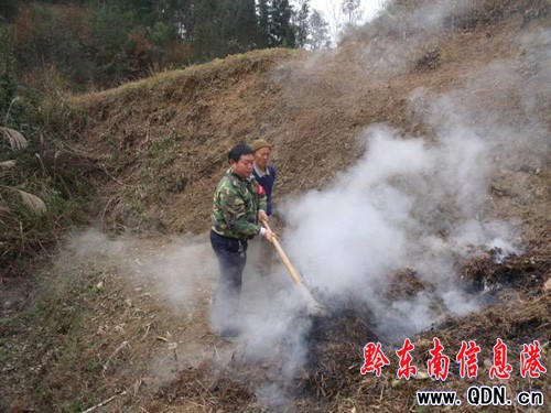 黃平縣嚴查違規野外用火(圖)