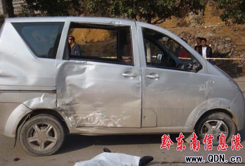 環城西路發生交通事故 一人死亡(組圖)