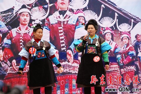 苗族情歌陶醉了閻肅:大小情歌賽 唯你最特別(圖)