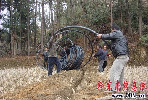 黃平發動群眾抗旱自救2000余人參與(組圖)