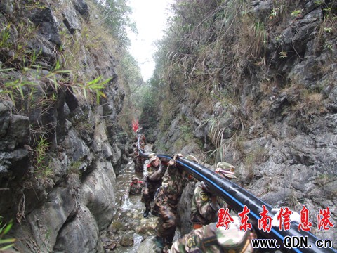 危難之處筑忠誠 州武警支隊奮戰抗旱救災前線