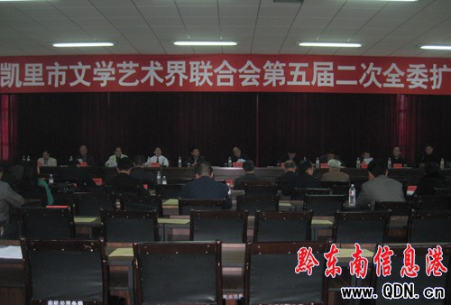 凱里市文學藝術聯合會五屆二次全委會召開(圖)