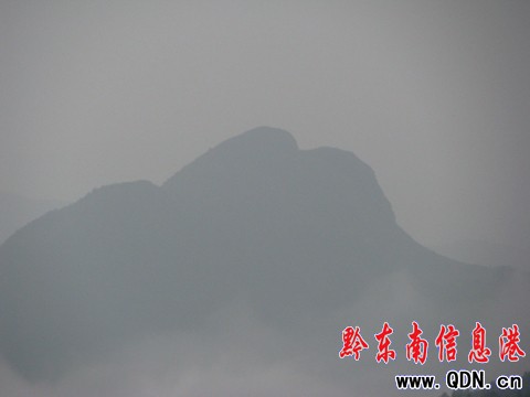 凱里小高山上觀睡美人(圖)