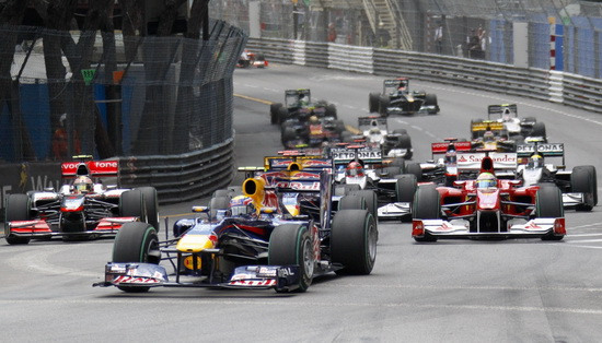 F1摩納哥站紅牛攬前二 舒米超阿隆索被罰20秒