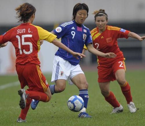 女足亞洲杯中國0-2日本首次無緣世界杯決賽圈