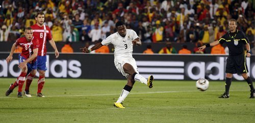 世界杯-加納1-0絕殺 本屆杯賽第一個點球誕生