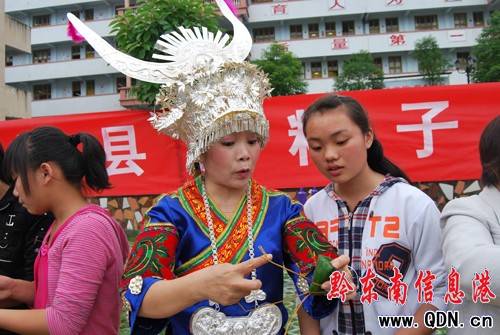 麻江:包棕子比賽 端午節里趣味濃(圖)