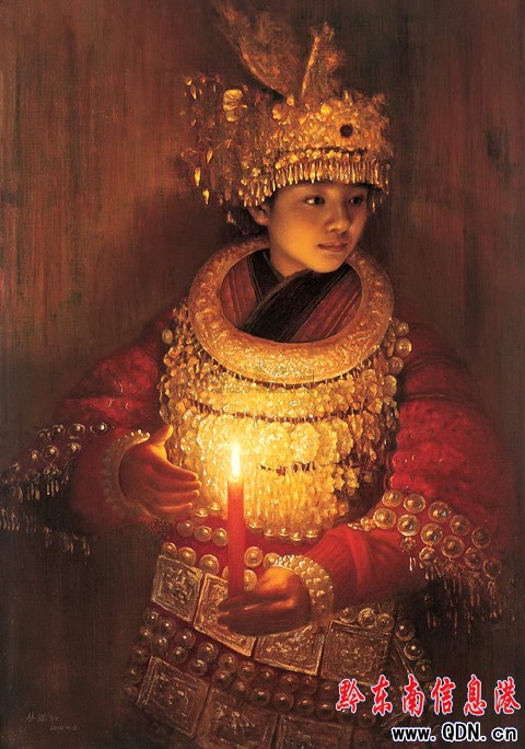 多彩貴州醉倒畫家 兩幅油畫賣出32萬高價(組圖)