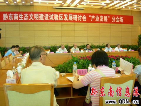 多位專家為我州生態文明建設實驗區建言獻策