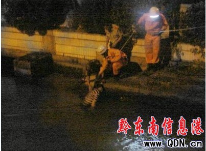 男子溺水被卡水電站閘門 錦屏消防成功打撈