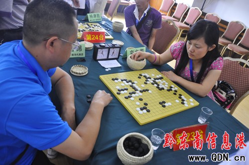 七運會圍棋戰罷第三輪 7人全勝7人全敗(圖)