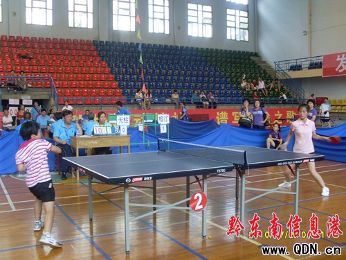 七運會兵乓球比賽首枚金牌誕生(圖)
