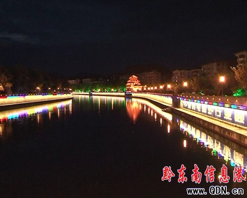 臺江夜景五彩斑斕醉人心(組圖)