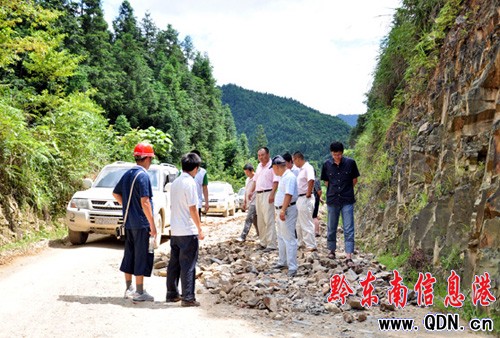三板溪庫區通鄉油路改建工程抓緊推進(圖)