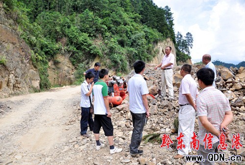三板溪庫區通鄉油路改建工程抓緊推進(圖)