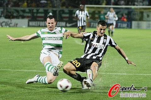 組圖:歐聯杯尤文輕松晉級 皮耶羅彩虹橋破門