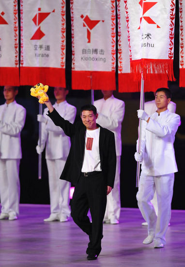 組圖:成龍武博會大秀功夫 李連杰現(xiàn)場助興