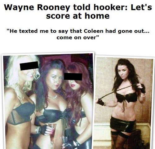 妓女自曝魯尼曾想帶她回家 妻子科琳:天塌了