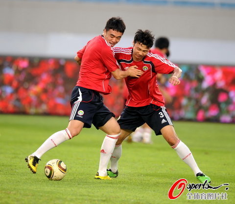組圖:男足踩場氣氛輕松 高洪波劍指巴拉圭