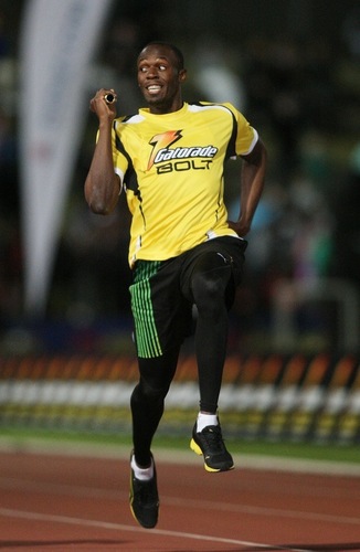 悉尼奧運十周年 博爾特耍寶作秀來助興(組圖)