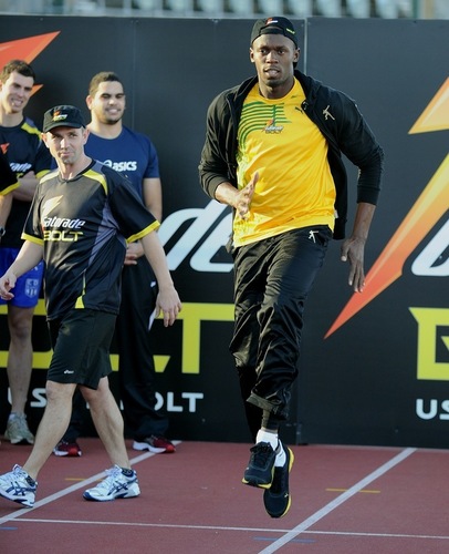 悉尼奧運十周年 博爾特耍寶作秀來助興(組圖)