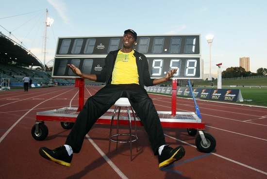 悉尼奧運十周年 博爾特耍寶作秀來助興(組圖)