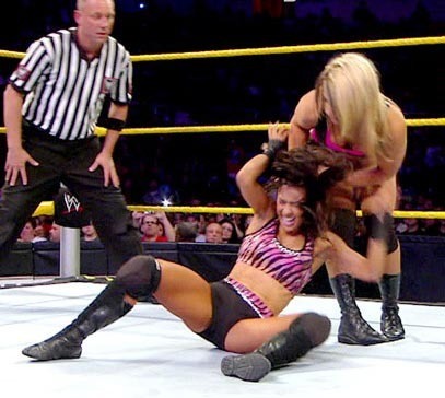 WWE最新比賽精選 性感美女大打出手(組圖)