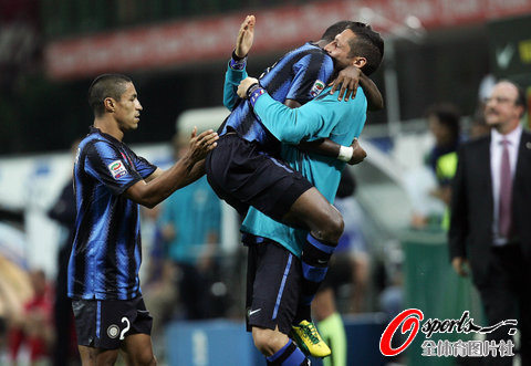 組圖:又見國米王子獅子吼 大馬快抱抱埃托奧