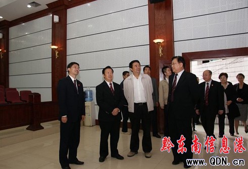 最高人民法院院長王勝俊到我州法院調研(圖)