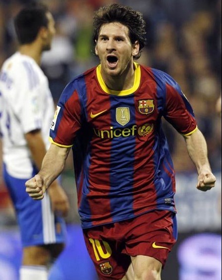 西甲-梅西2場進4球比利亞門柱王 巴薩2-0破紀錄