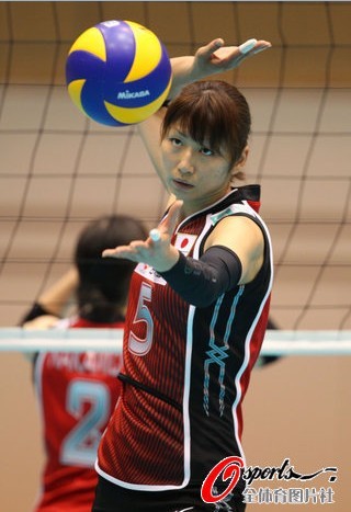 組圖:日本女排備戰世錦賽 高挑美女綻放球場