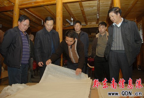 全國人大常委會委員胡康生到丹寨調研(圖)