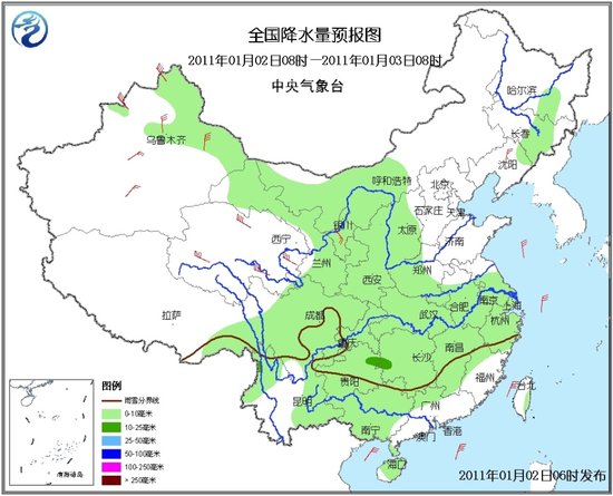 兩股冷空氣元旦不休假 全國大部持續低溫雨雪