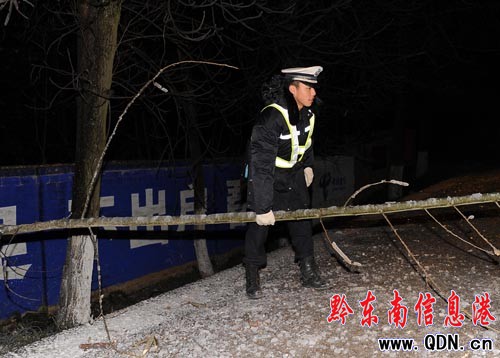 丹寨:交警夜巡保通暢(組圖)