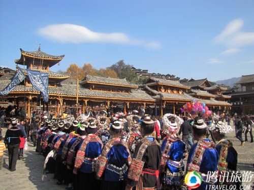 貴州西江千戶苗寨的民俗活動