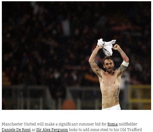 曼聯4000萬搶皇馬獵物 羅馬核心接班斯科爾斯