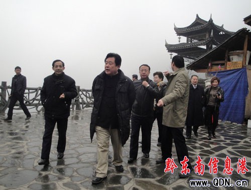 著名音樂家徐沛東一行到西江參觀考察(圖)