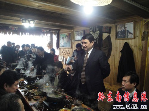 著名音樂家徐沛東一行到西江參觀考察(圖)