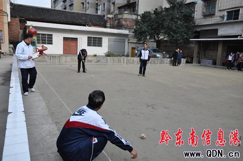 天下球友聚集凱里 門球比賽如火如荼(組圖)