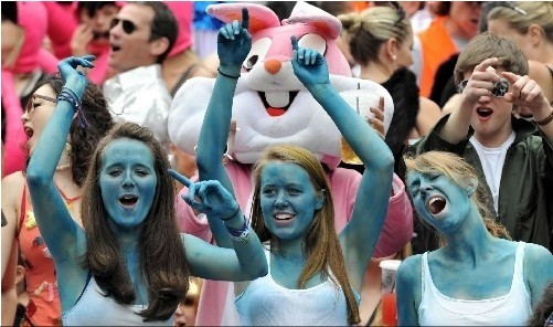 組圖:香港國際七人橄欖球賽“亮點”頻現