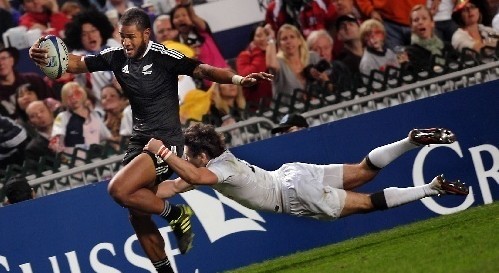 組圖:香港國際七人橄欖球賽“亮點”頻現