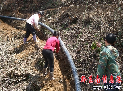 雷山冬春水利工程建設(shè)忙(圖)