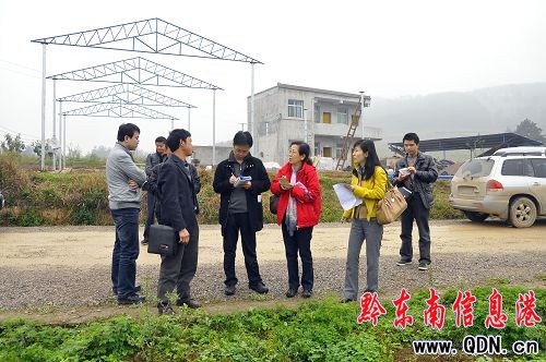 人民日報社采訪團到麻江縣下司鎮考察(組圖)