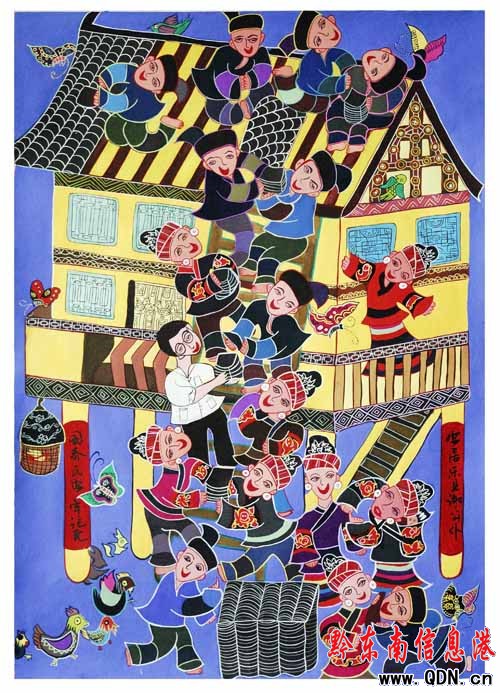 劍河農民畫獲全國二等獎(圖)