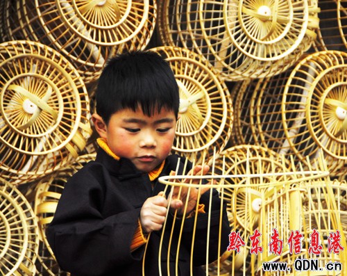 央視《探索•發(fā)現(xiàn)》探訪卡拉鳥籠制作技藝(組圖)