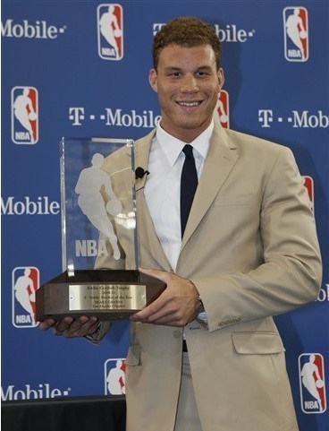 組圖:格里芬獲年度最佳新秀 全票21年第一人