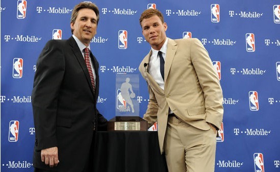 組圖:格里芬獲年度最佳新秀 全票21年第一人