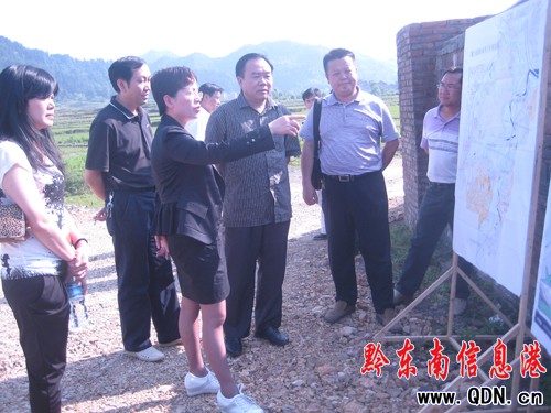 中國湘商考察團一行赴三穗縣參觀考察